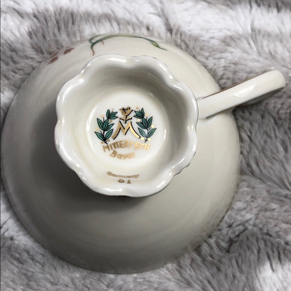 Mitterteich Bavaria teacup saucer and plate - Picture 6 of 10